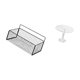 thumbnail image 4 of Cesta de almacenamiento colgante,Cesta de almacenamiento para gabinete organizador de pared colgante,Estantes de pared con decoración de granja,Escritorio redondo de casa de muñecas,Muebles, 4 of 7