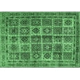 thumbnail image 1 of Ahgly Company Indoor Rectangle Persian Emerald Green Traditional Area Rugs, 2' x 3', 1 of 4