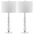thumbnail image 2 of SAFAVIEH Liam 29 in. H Stacked Crystal Ball Table Lamp, Clear, Set of 2, 2 of 7