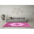 thumbnail image 3 of Ahgly Company Indoor Rectangle Oriental Pink Modern Area Rugs, 6' x 9', 3 of 4