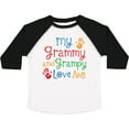 thumbnail image 3 of Inktastic My Grammy and Grampy Love Me Boys or Girls Toddler T-Shirt, 3 of 5
