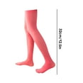 thumbnail image 4 of Sonducket 4 piezas 32 cm mujeres rodilla calcetines calcetín botas calcetería muslo medias altas Medias Melon rojo, 4 of 6