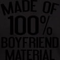 thumbnail image 3 of CafePress - Made Of 100% Boyfriend Material Dark T Shirt - Men's Classic Graphic Cotton T-Shirt, 3 of 4