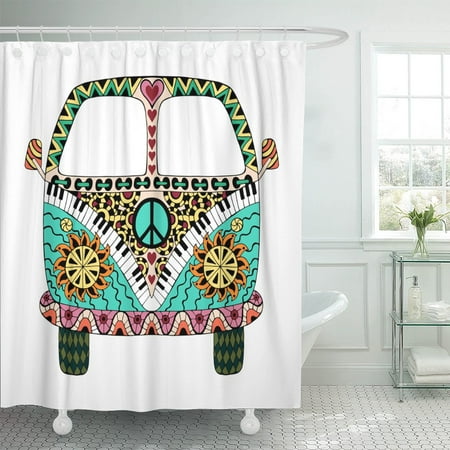 Download PKNMT Hippie Vintage Car Mini Van in Zentangle for Adult ...