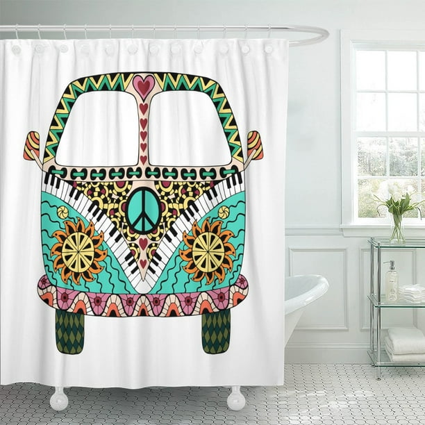 Download PKNMT Hippie Vintage Car Mini Van in Zentangle for Adult ...