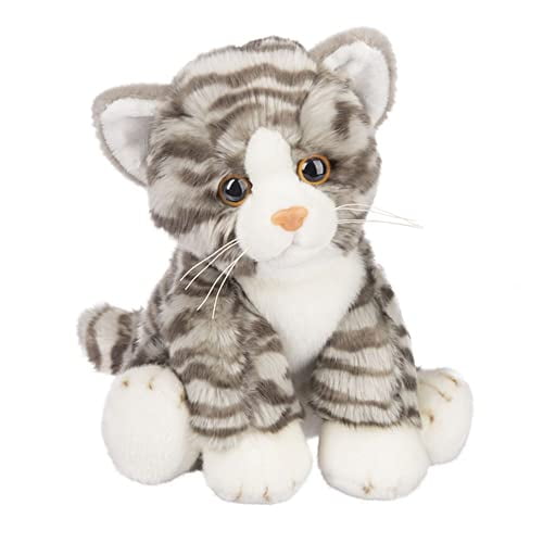 Ganz Heritage Grey Tabby Cat 12 inch Stuffed Animal Plush Toy