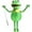 24inches Kermit Frog Puppet+puppets Control Rod, variant on Kermit Frog Puppet, The Muppet Show, Soft Hand Frog Stuffed Plush Toy with 50 Pcs Kermit Frog Stickers, 28 Inches