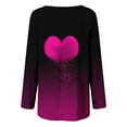 thumbnail image 5 of Qertyioot Cadeau de la Saint-Valentin! Blouse Décontractée à Manches Longues et Col Rond pour Femmes, Imprimé St. Patrick, 5 of 5