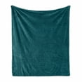 thumbnail image 1 of Star Soft Flannel Fleece Blanket, Abstract Ornament Symmetrical Repetitive Pattern Christmas Inspired Pattern, Cozy Plush for Indoor and Outdoor Use, 60" x 80", Dark Teal Petrol Blue, by Ambesonne, 1 of 5