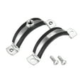 thumbnail image 6 of Uxcell 2-1/2" (63mm) Iron Wall Ceiling Mount Adjustable Pipe Bracket Clamp 10 Pack, 6 of 6