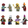 thumbnail image 1 of 8pcs Plants Vs Zombies Action Mini Figures Building Block Kids Fit Toy Gift Set-cihalo, 1 of 1