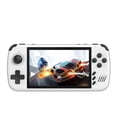 thumbnail image 1 of Consola de videojuegos portátil POWKIDDY X39pro con pantalla IPS de 4,3 pulgadas, compatible con PS1, retro, con mandos con cable, regalos para niños, 1 of 5