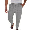 thumbnail image 3 of Dpytoraw Men Pure Color Overalls Pocket Sport Work Casual Trouser Ankle Length Pants, 3 of 5