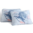 thumbnail image 3 of Caribbean Joe  Coastal 3PC Quilt Set Coral Turtle - King, 3 of 5