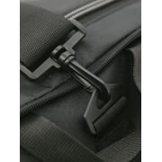 Protege 32-inch Large Compactible Rolling Duffel Bag for Travel, Black