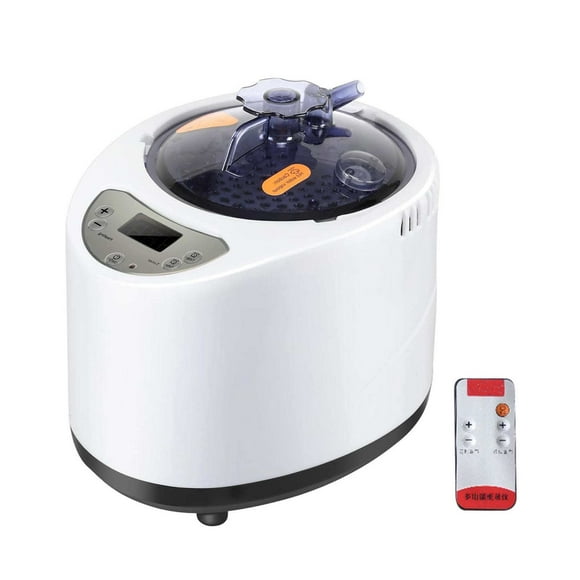 Portable 3.0L Upgrated Pot Generator With Remote Control Spa Machine With Timer Display Herbal Box For 110V US Plug White