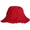 thumbnail image 5 of CoCopeaunts Cotton Bucket Hat for Women Summer Casual Frayed Wide Brim Beach Fisherman Hat Beach Vacation Travel Accessories, 5 of 8