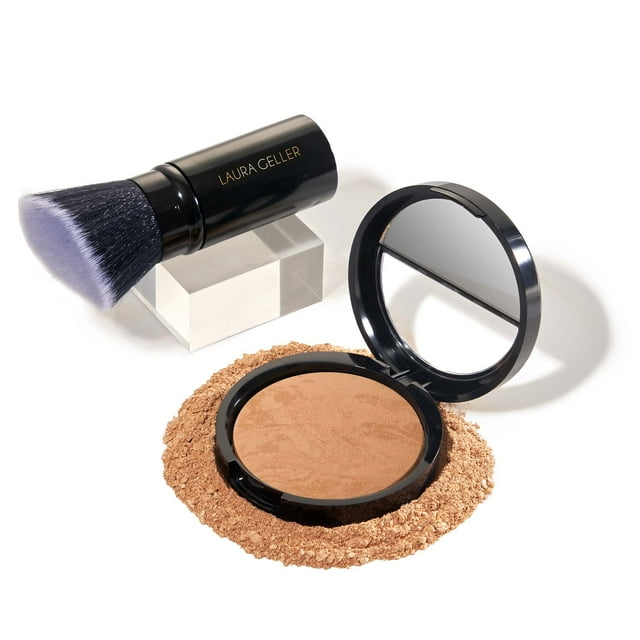 Set de maquillaje LAURA GELLER NEW YORK Foundation con brocha Kabuki
