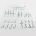 thumbnail image 3 of Seville Classics UltraHD® 2-Piece Pegboard Set w/ 23 Piece Hook Assortment, 24" W x 24" D, White, 3 of 5