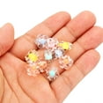 thumbnail image 4 of Uxcell Acrylic Beads for Jewelry Making, 100 Pack Acrylic Flower Beads for Bracelets, Mix Color, 4 of 5