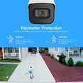 thumbnail image 3 of Amcrest UltraHD 4K (8MP) Outdoor Bullet POE IP Camera, 3840x2160, 98ft NightVision, 2.8mm Lens, IP67 Weatherproof, MicroSD Recording, White (IP8M-2496EW-V2), 3 of 7