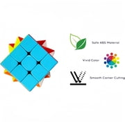 MoYu MF8888 Meilong 3x3 Speed Cube, Stickerless Anti-Pop Magic Cube, Smooth Puzzle Fidget Toy for Kids Adults Beginners
