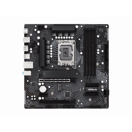 中古 ジャンクマザーボード ASRock B760M PG Lightning/D4 ※使用不可のジャンク品 ※CPUソケットピン折れありで保証無し、返品不可商品です