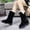 White, variant on Hvyesh Winter Flat Boots For Women Mid Calf Boots Fuzzy Snow Boots Fur Lined Ankle Booties Warm Boots Non-Slip Comfortable Outdoor Mid-Calf Boots