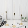 thumbnail image 4 of Juego de 3 Candelabros Decorativos Bsvklp Metal Dorado, 4 of 8