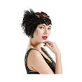 thumbnail image 1 of wonima11 1920s Flapper Headband Black Feather Headpiece 20s Gatsby Accessory, 1 of 1