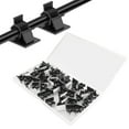 thumbnail image 2 of 30 PCS Small Cable Clips, Self-Adhesive Cable Organisers, 4 Adjustable Sticky Cable Tidy Clips Wire Management Cable Holder for Car, Homes, Under Desk, Offices, Black(18mm x 13mm), 2 of 5