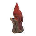 thumbnail image 3 of MOTION ACTIVATED SINGING CARDINAL STANDING ON STUMP Garden Statue Bird Figure Home Decor Indoor/Outdoor, 3 of 5