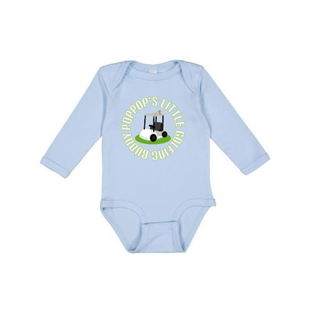 

Inktastic PopPop Little Golf Buddy Gift Baby Boy Long Sleeve Bodysuit