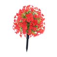 thumbnail image 1 of Estaca de flores artificiales de jardín, estaca decorativa, accesorios prácticos de jardín Regalo de decoración del césped para patio de patio trasero Rojo, 1 of 8