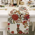 thumbnail image 2 of Dsscvnef Easter Bunny Egg Pattern Linen Print Kitchen Dining Room Insulated Decorative Placemat（E） Rainbow Table Table 36 Inches Long, 2 of 7