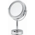 thumbnail image 7 of Ico Bath V9013 Volkano 10-7/8" W X 16" H Modern Circular Framed Makeup Mirror - Chrome, 7 of 7