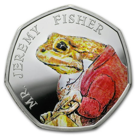 2017 Great Britain Silver 50p Beatrix Potter Prf (Jeremy Fisher)