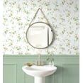 thumbnail image 4 of NextWall Blossom Floral Trail Peel and Stick Wallpaper (Wheatfield & Sage), 4 of 18
