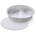 thumbnail image 5 of Handi-Foil of America 9" Round Aluminum Foil Take-Out Pan + Lid Combo 200 Pk (pack of 200), 5 of 5