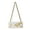 White, variant on Internet celebrity small bag 2025 new Korean version of fashion butterfly splicing foreign style ins women's shoulder crossbody small square bag