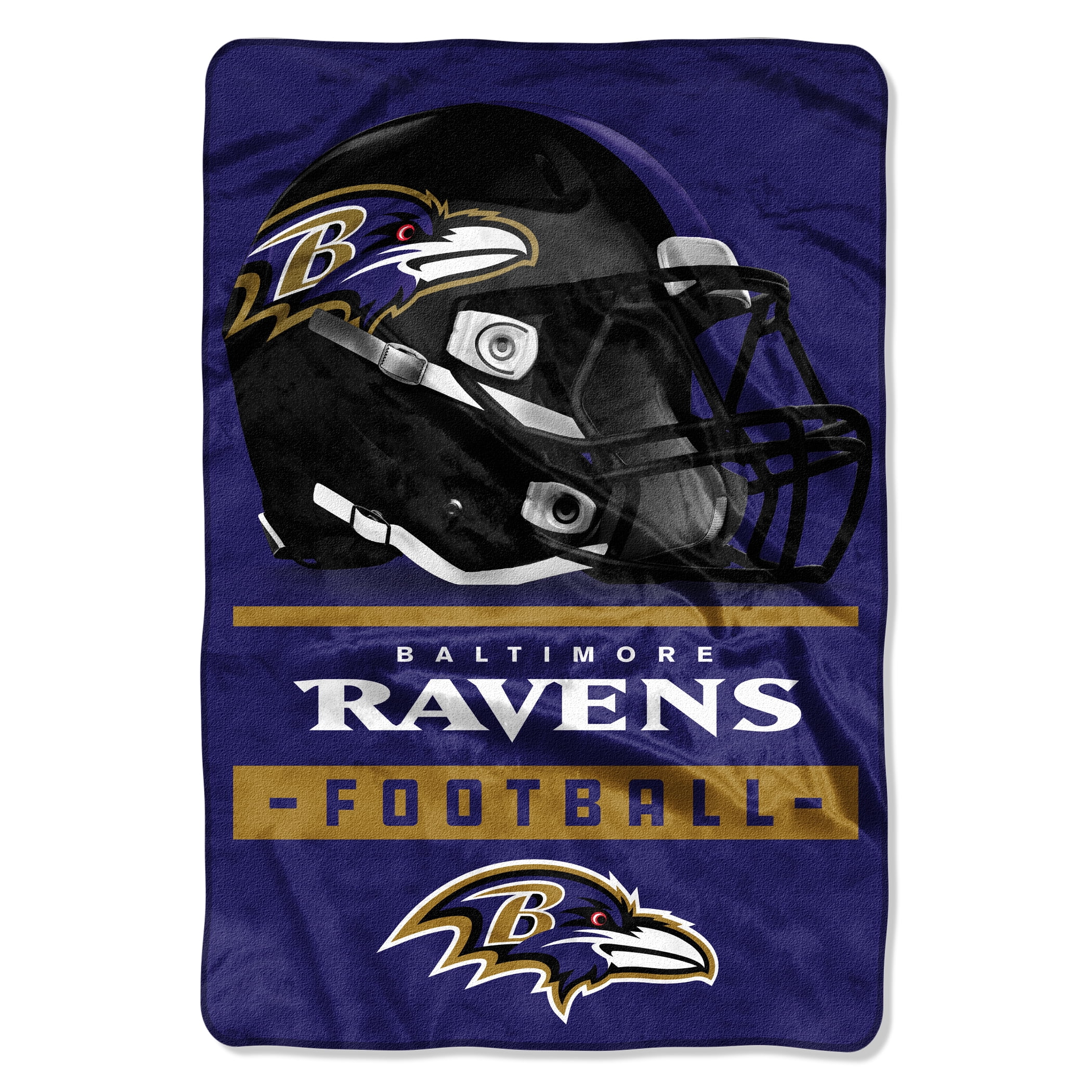 NFL Baltimore Ravens Sideline 62" x 90" Oversized Micro Raschel Throw