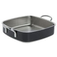 thumbnail image 2 of HUBERT® Stainless Steel Roasting Pan 3-Ply Square Black 10 1/4"L x 10 1/4"W x 3"H, 2 of 5