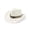 White, variant on sususu Cowboy Hat for Women Straw Wide with Shapeable Brim Packable Sun Cap Summer Foldable Breathable Travel Cowgirl Hat Black