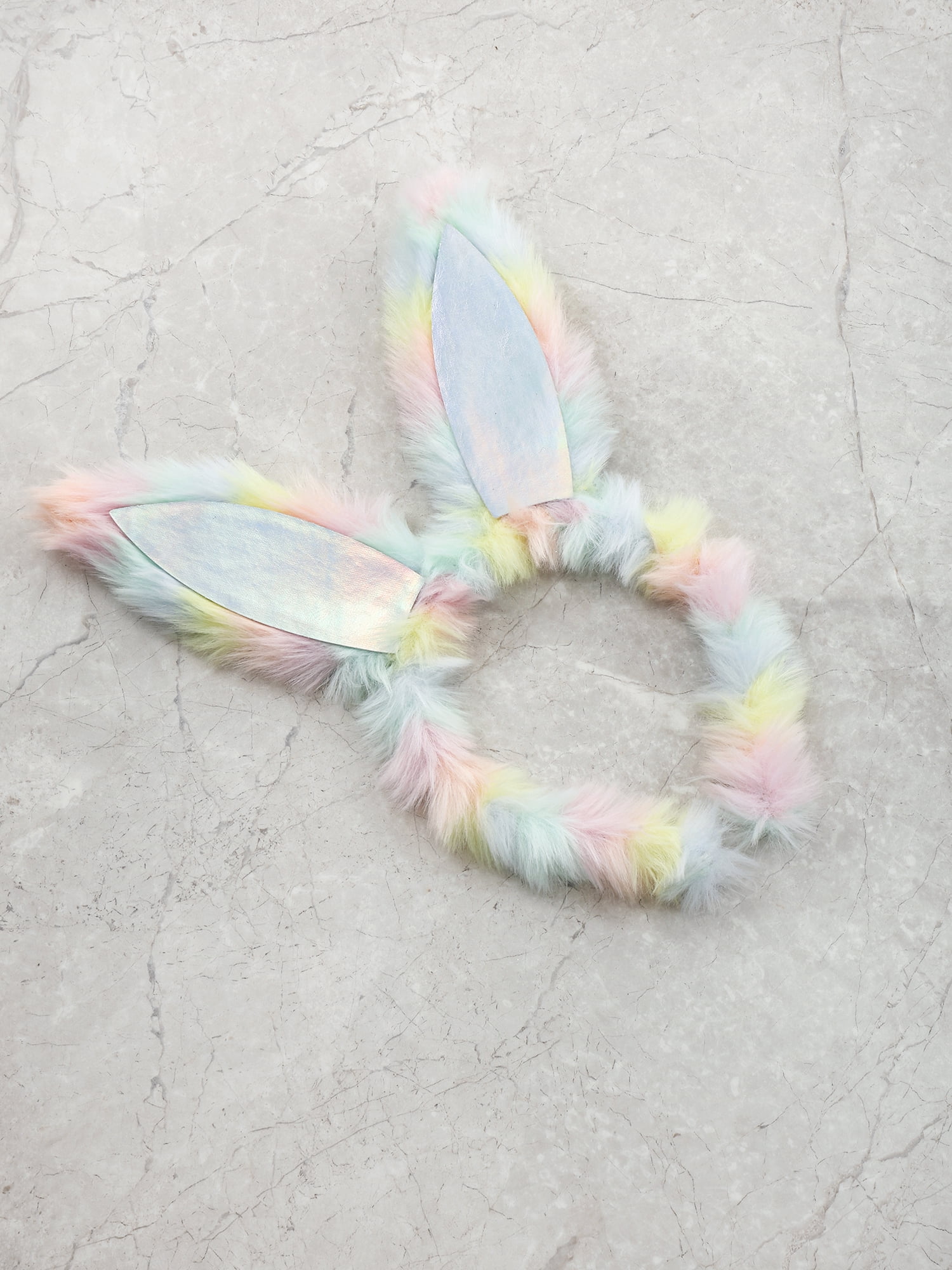 Way to Celebrate Easter Rainbow Bunny Ears Headband, 1 Piece