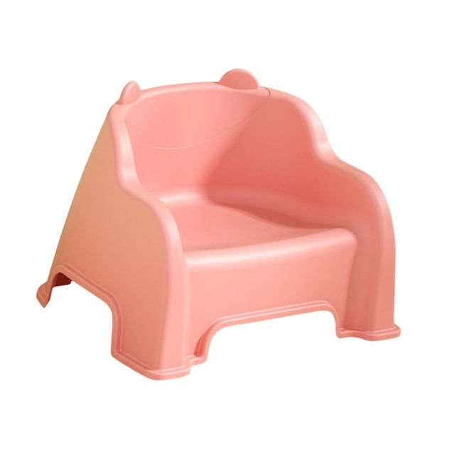 bedienty Small Stool Foot Rest Sturdy Under Desk with Footstool Back Footrest Support Pink 33x25.5x23.8cm