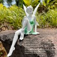 thumbnail image 3 of Resin Fairy Sculpture, Lasting Multipurpose Fairy Statue Hand Painted Exquisite  for Home Decor for Garden, 3 of 8