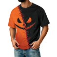 thumbnail image 3 of Trgacdwlo S-4XL Corduroy Halloween Mens Shirt Funny Ghost Pumpkin Shirt Halloween Witch Graphic Fall Holiday Big and Tall Shirts for Men, 3 of 7
