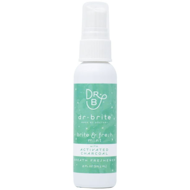 Dr. Brite Brite & Fresh Natural Breath Freshener, Mint, 2 Oz Walmart