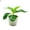 Style 1, variant on Walbest 6.7" Artificial Potted Green Plant Realistic Plastic Imitative Bonsai Plants for Home Desktop Decor