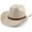 Beige, variant on Western Cowboy Hat for Women Men Small Short Wide Brim Beach Cowgirls Cattleman Cowboys Hats